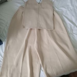 Crop tank and knee length shorts. NWOT